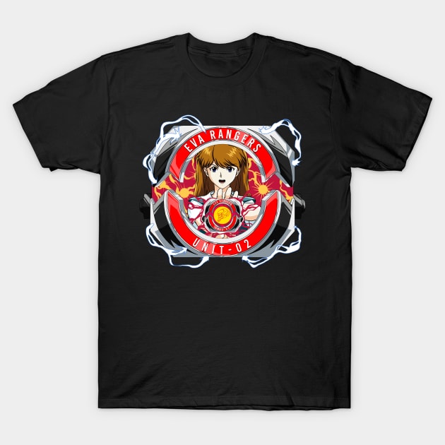 Eva Rangers Unit 02 T-Shirt by manoystee